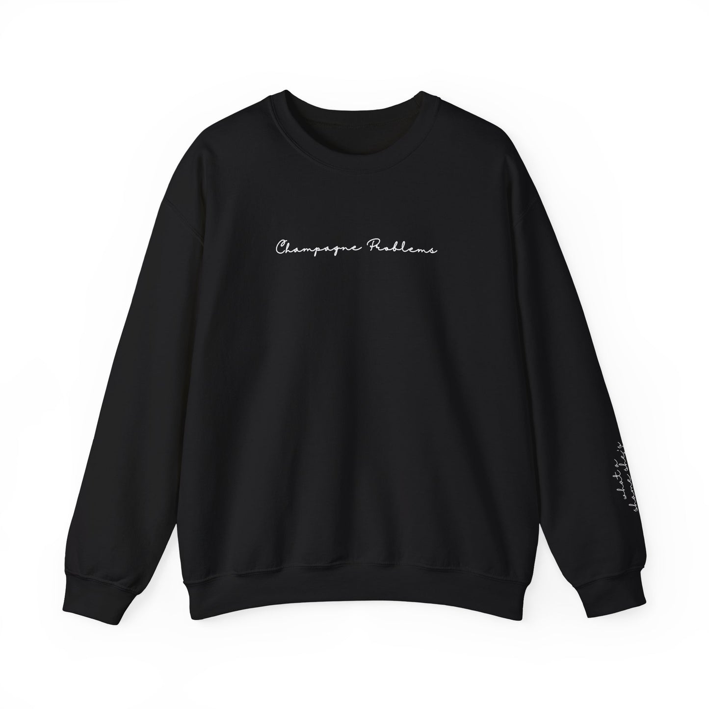 Champagne Problems Sweatshirt, Taylor Sweatshirt, Evermore Merch, Cowboy Like Me, Wildest Dreams, What A Shames She's Fucked In The Head