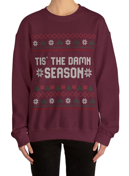 Tis' The Damn Season Sweatshirt, Taylor Sweatshirt, Taylor Christmas, Ugly Christmas Sweater, Taylor Ugly Sweater, Taylor Gift, Taylor Xmas