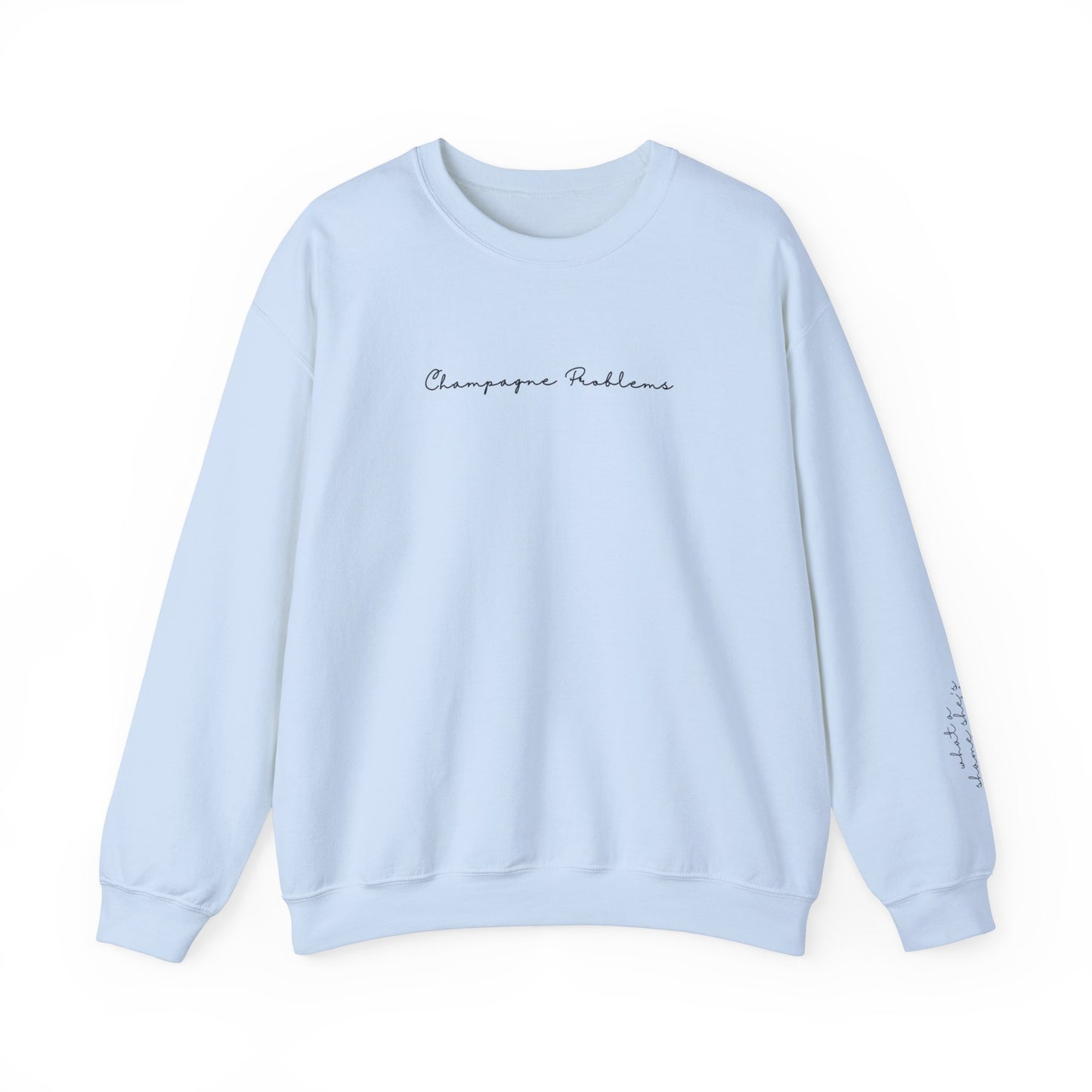 Champagne Problems Sweatshirt, Taylor Sweatshirt, Evermore Merch, Cowboy Like Me, Wildest Dreams, What A Shames She's Fucked In The Head