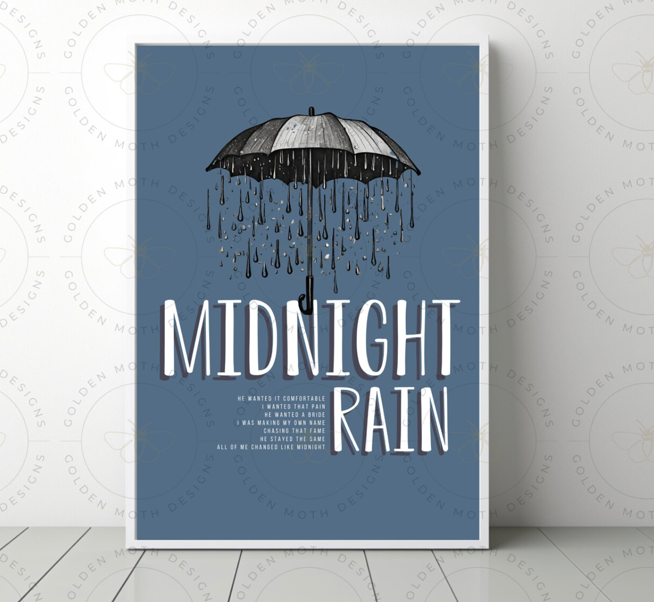 Midnight Rain Artwork, Midnights Album Lyric Artwork, Taylor Artwork, Taylor Mech, Taylor Gift, Digital Download