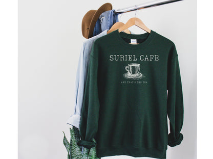 Suriel Tea Shoppe Sweartshirt - Forest Green