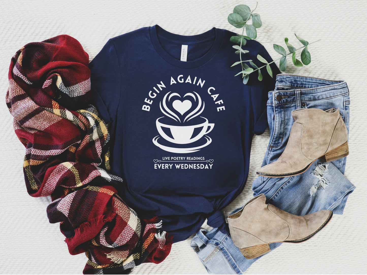 Begin Again Cafe Shirt