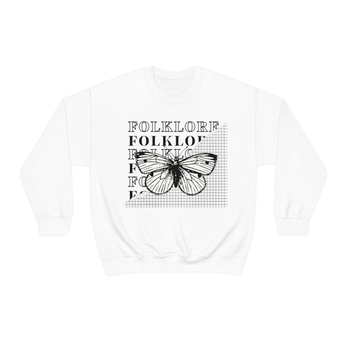 Folklore Lyric Butterfly Sweatshirt