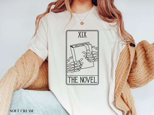 The Novel T-shirt, Writing Shirt, Writer T-Shirt, The Writer Tarot Card, Gift for Reader, Gift for Author, Gift for Writer, Tarot Card Shirt