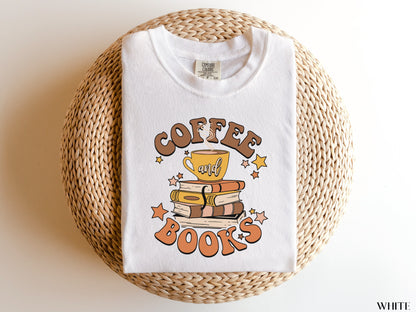 Coffee and Books Shirt - Comfort Colors