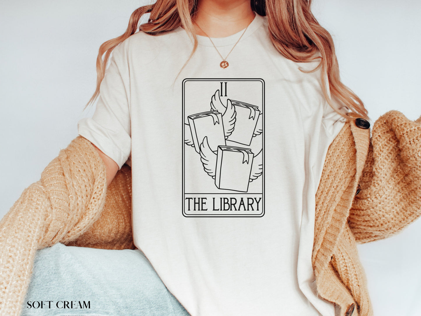 Library Shirt, Author Shirt, The Library Tarot Card, Gift for Librarian, Writing Shirt, Tarot Card Shirt, Book Lover Shirt, Librarian Shirt