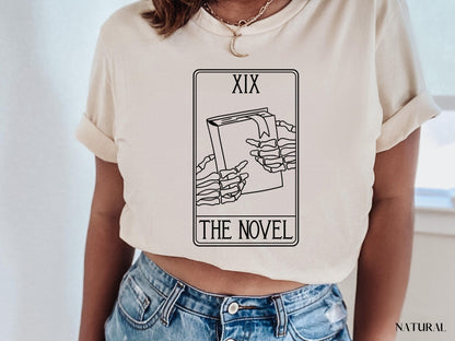 The Novel T-shirt, Writing Shirt, Writer T-Shirt, The Writer Tarot Card, Gift for Reader, Gift for Author, Gift for Writer, Tarot Card Shirt