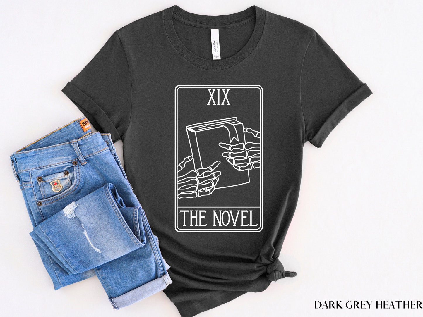 The Novel T-shirt, Writing Shirt, Writer T-Shirt, The Writer Tarot Card, Gift for Reader, Gift for Author, Gift for Writer, Tarot Card Shirt