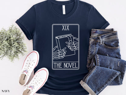 The Novel T-shirt, Writing Shirt, Writer T-Shirt, The Writer Tarot Card, Gift for Reader, Gift for Author, Gift for Writer, Tarot Card Shirt