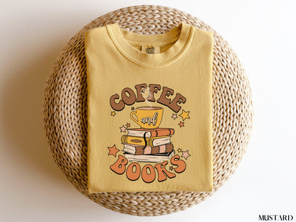 Coffee and Books Shirt - Comfort Colors