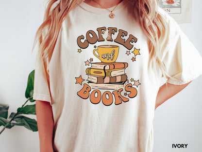 Coffee and Books Shirt - Comfort Colors