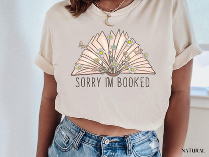 Sorry I'm Booked, Read Banned Books, Book Lover Shirt, Librarian Shirt, Book Nerd Gift, Reading Shirt, Bookish Shirt, Bookish, Book Nerd