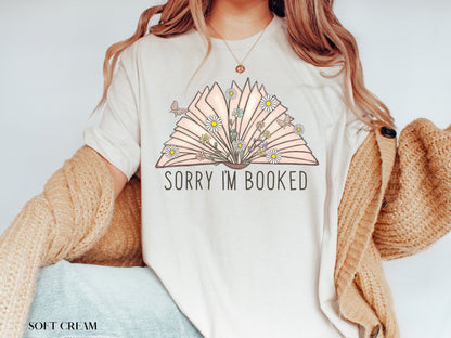 Sorry I'm Booked, Read Banned Books, Book Lover Shirt, Librarian Shirt, Book Nerd Gift, Reading Shirt, Bookish Shirt, Bookish, Book Nerd