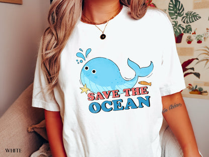 Save The Ocean Shirt, Earth Day Shirt, Environmental Shirt, Save The Planet, Earth Day, Climate Change Shirt, Mother Earth, Activist Shirt