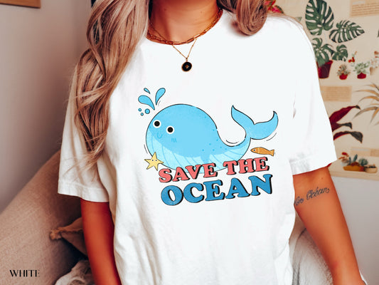 Save The Ocean Shirt, Earth Day Shirt, Environmental Shirt, Save The Planet, Earth Day, Climate Change Shirt, Mother Earth, Activist Shirt