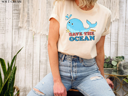 Save The Ocean Shirt, Earth Day Shirt, Environmental Shirt, Save The Planet, Earth Day, Climate Change Shirt, Mother Earth, Activist Shirt