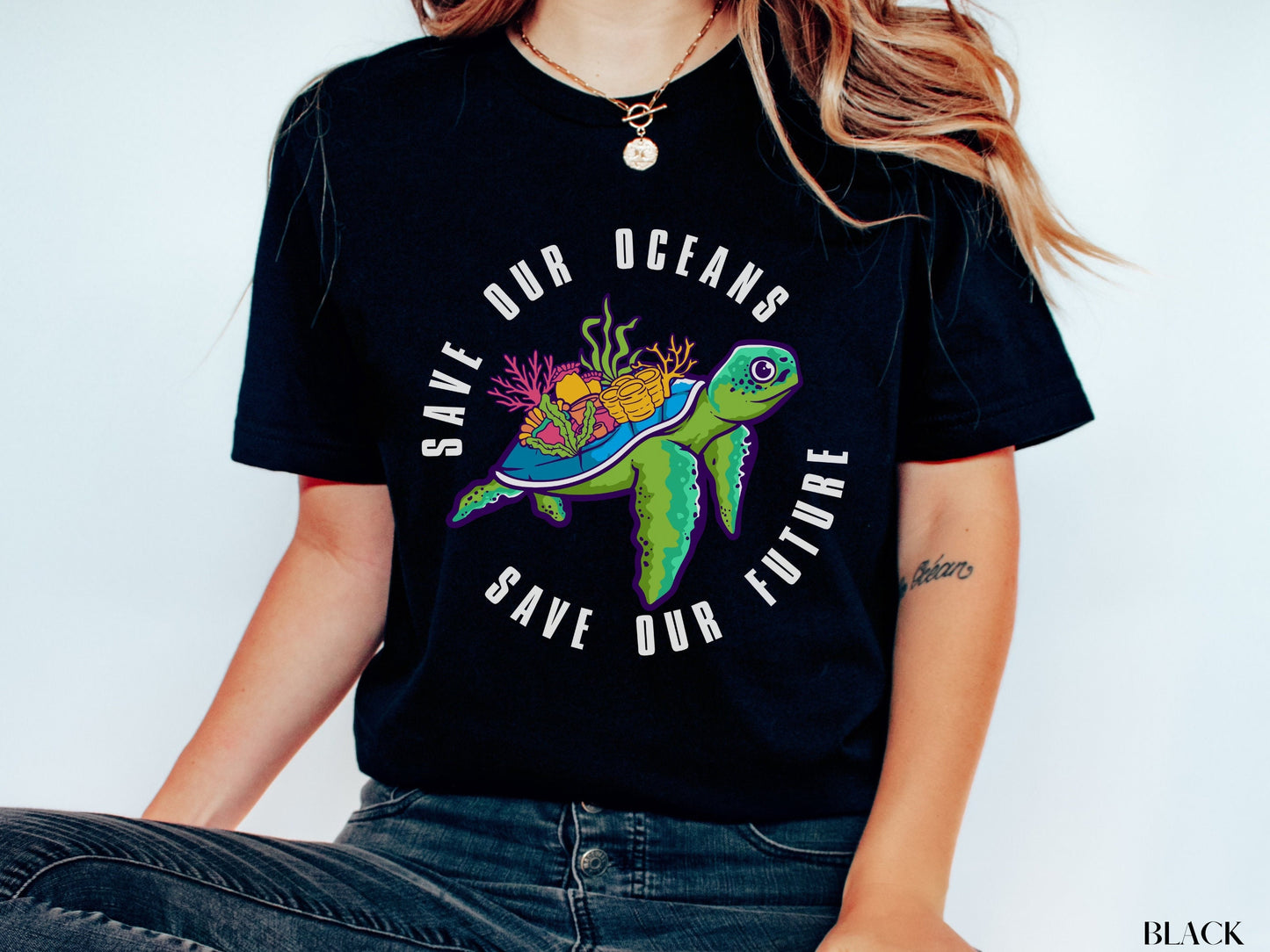 Save Our Oceans Shirt, Earth Day Shirt, Turtle Shirt, Plastic Free, Save The Ocean, Save The Turtles, Earth Day, Environmentalist, Activism