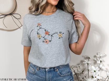 Serotonin Shirt, Mental Health Shirt, Serotonin, Anxiety Shirt, Depression, Therapist, Serotonin Molecule, Mental Health Matter, Anxiety