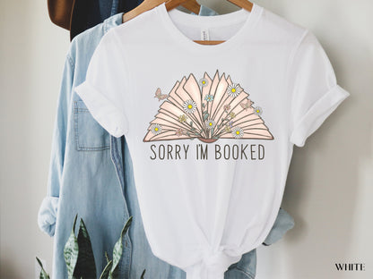 Sorry I'm Booked, Read Banned Books, Book Lover Shirt, Librarian Shirt, Book Nerd Gift, Reading Shirt, Bookish Shirt, Bookish, Book Nerd