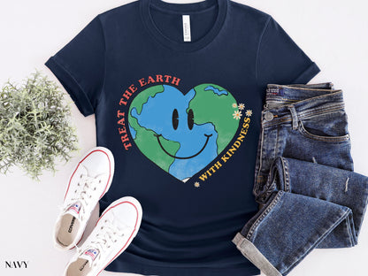 Treat The Earth With Kindness Shirt, Earth Day Shirt, Earth Awareness Shirt, Earth Day, Save The Planet, Environmental Shirt, Climate Change