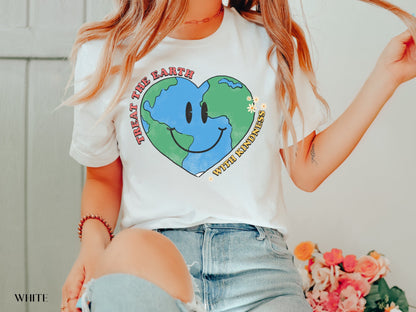 Treat The Earth With Kindness Shirt, Earth Day Shirt, Earth Awareness Shirt, Earth Day, Save The Planet, Environmental Shirt, Climate Change