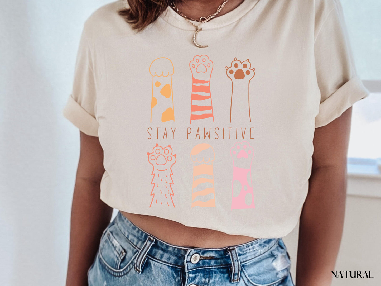 Stay Pawsitive Shirt, Cat Mom Shirt, Cat Shirt, Cat Mom, Cat Lover Shirt, Cat Lover Gift, Crazy Cat Lady, Cat Mom Gifts, Cat Lady, Funny Cat