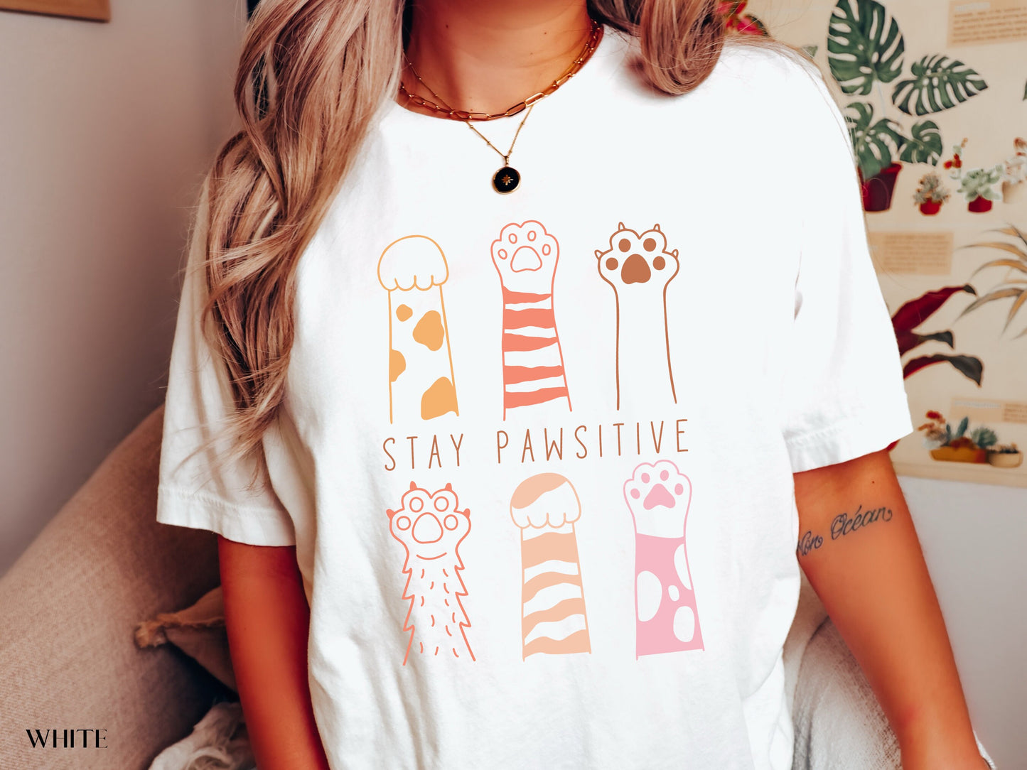 Stay Pawsitive Shirt, Cat Mom Shirt, Cat Shirt, Cat Mom, Cat Lover Shirt, Cat Lover Gift, Crazy Cat Lady, Cat Mom Gifts, Cat Lady, Funny Cat