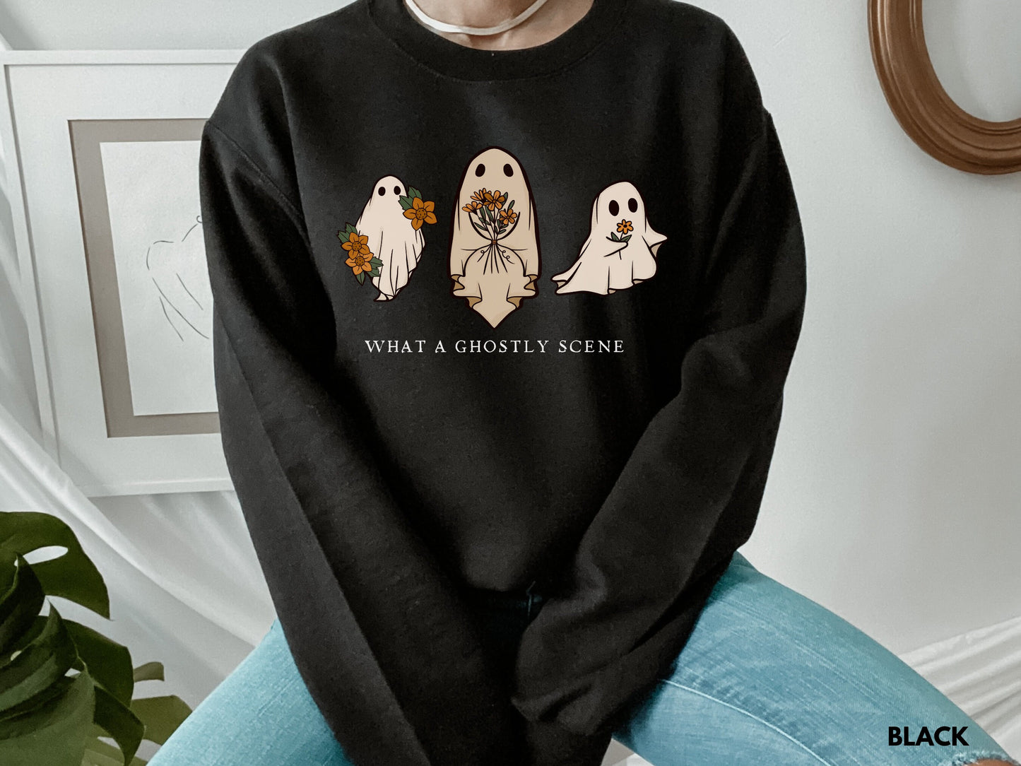 What A Ghostly Scene Sweatshirt