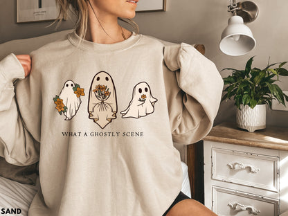 What A Ghostly Scene Sweatshirt