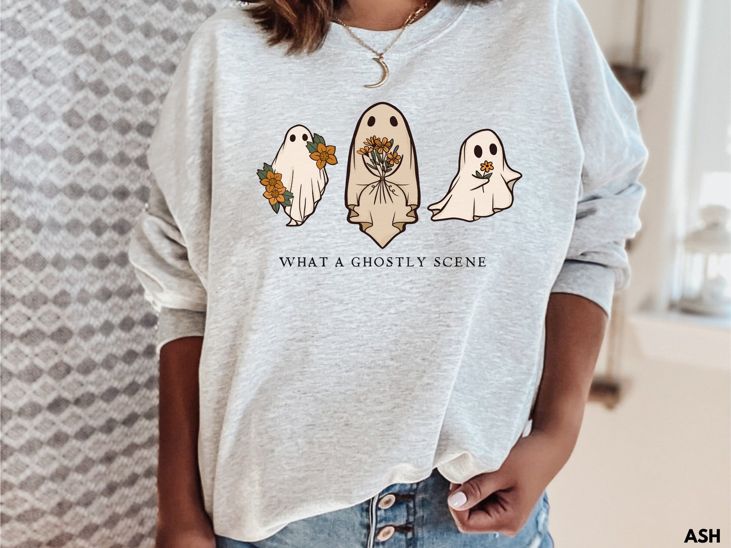 What A Ghostly Scene Sweatshirt