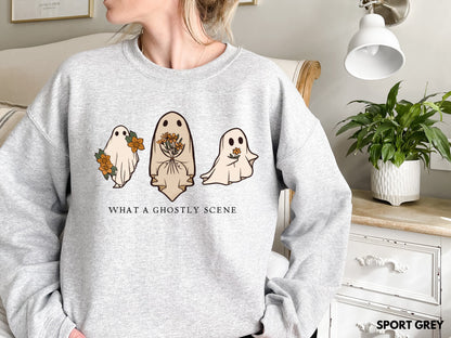 What A Ghostly Scene Sweatshirt