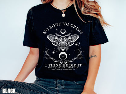 No Body No Crime Shirt, What A Ghostly Scene Shirt, Taylor Halloween Shirt, Concert Tee, Haunted Taylor, Spooky Taylor, Taylor Spooky Tee