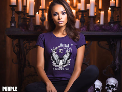 Morally Grey Is My Favorite Color Shirt, Dark Romance, Bookish Shirt , Bookish Gifts, Morally Grey Villain, Enemies To Lovers, Spicy Books