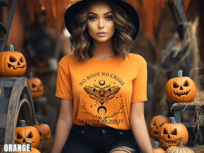 No Body No Crime Shirt, What A Ghostly Scene Shirt, Taylor Halloween Shirt, Concert Tee, Haunted Taylor, Spooky Taylor, Taylor Spooky Tee